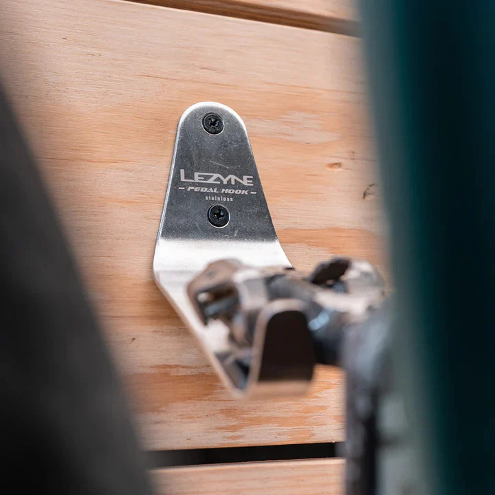 Lezyne Stainless 3 Piece Pedal Hook Bicycle Storage System Up To 70 LBS (32 KGS) - Image 5