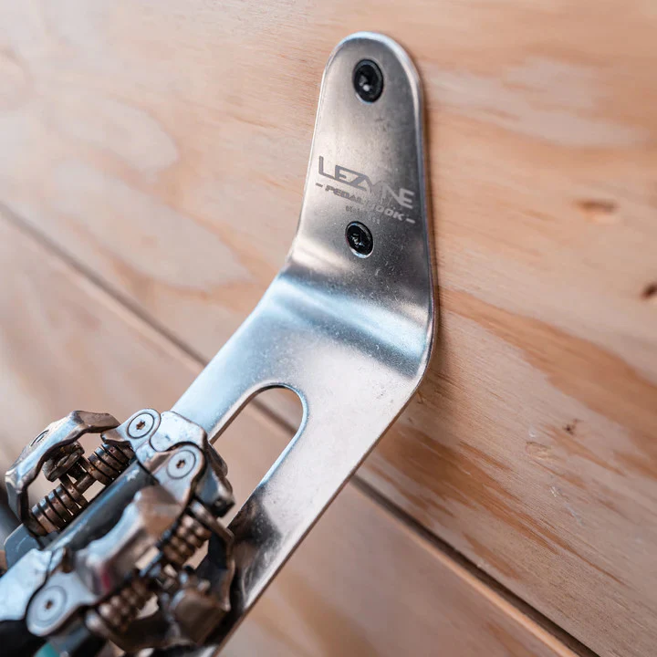 Lezyne Stainless 3 Piece Pedal Hook Bicycle Storage System Up To 70 LBS (32 KGS) - Image 6