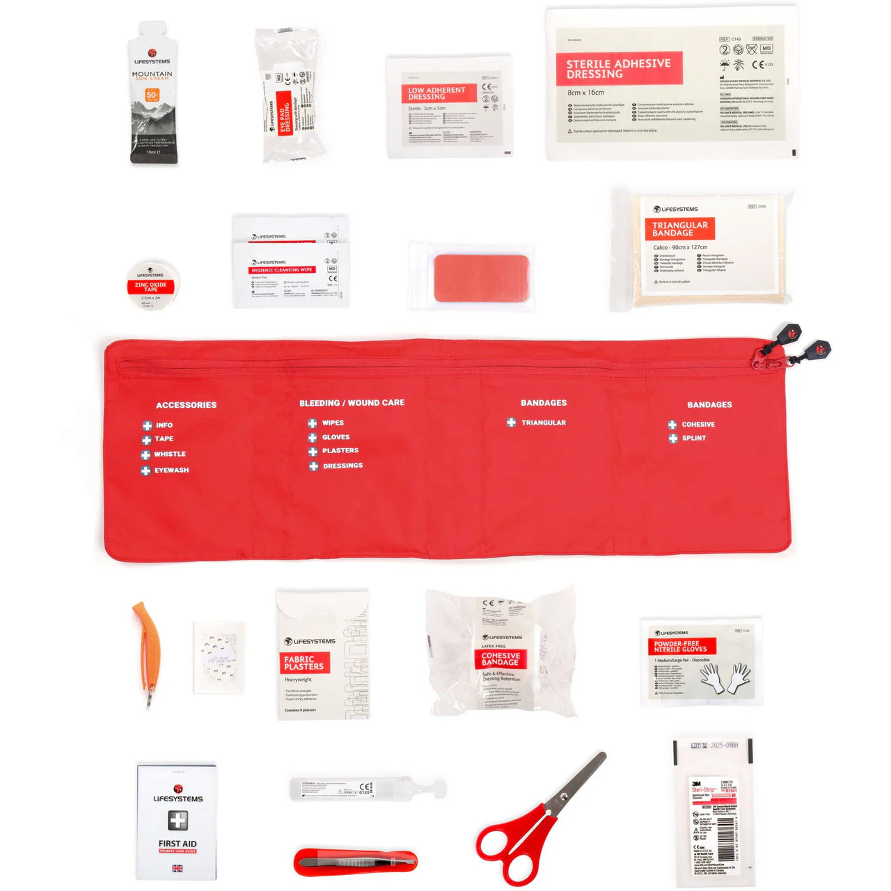 Lifesystems Bike First Aid Kit Includes Essential Items - Image 2