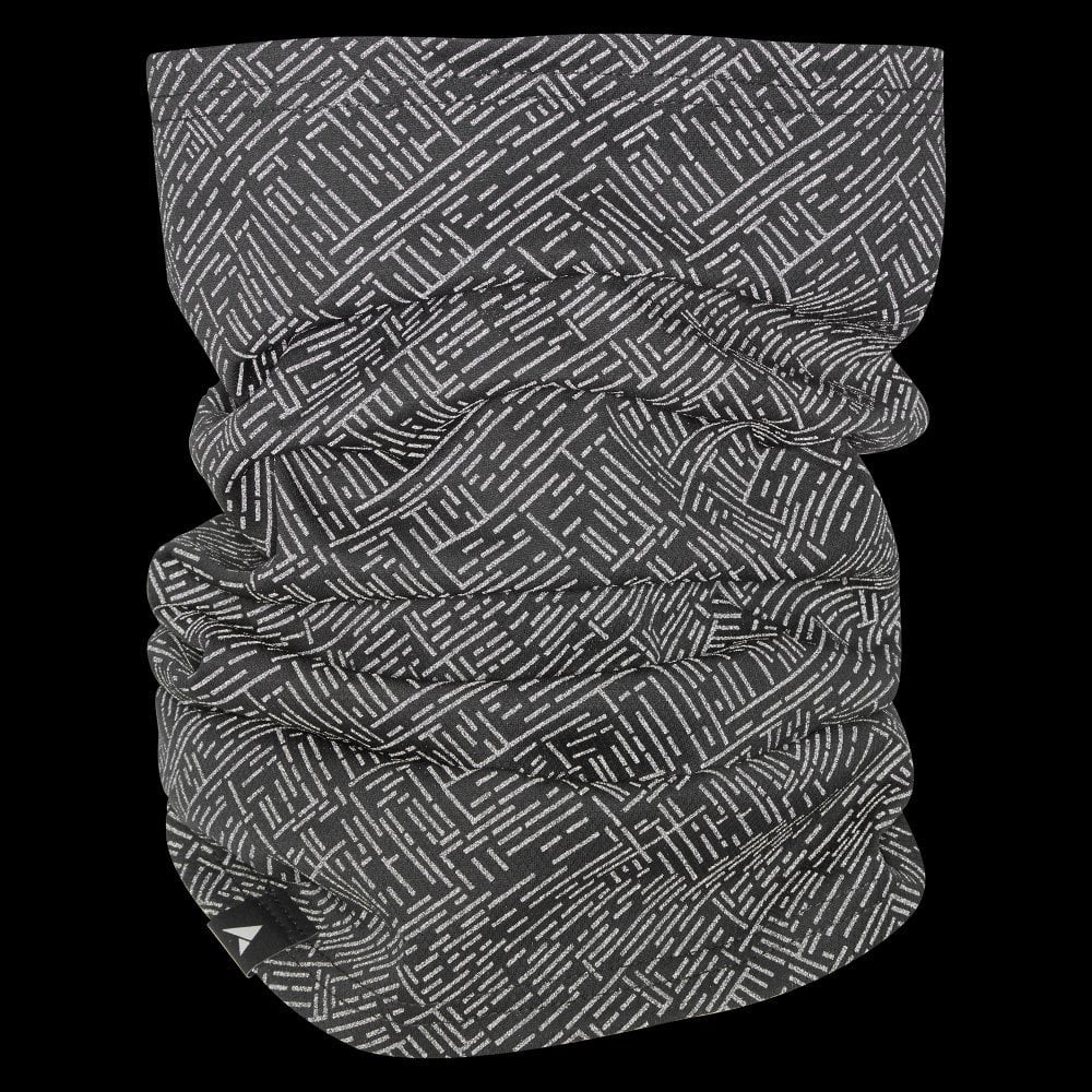 Altura Lightweight Unisex Neck Warmer With All-over Reflective Print In Black - Image 3