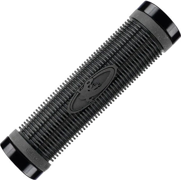 Lizard Skins Charger Dual-Clamp Lock-On BMX MTB Handlebar Grips In Black - Image 3