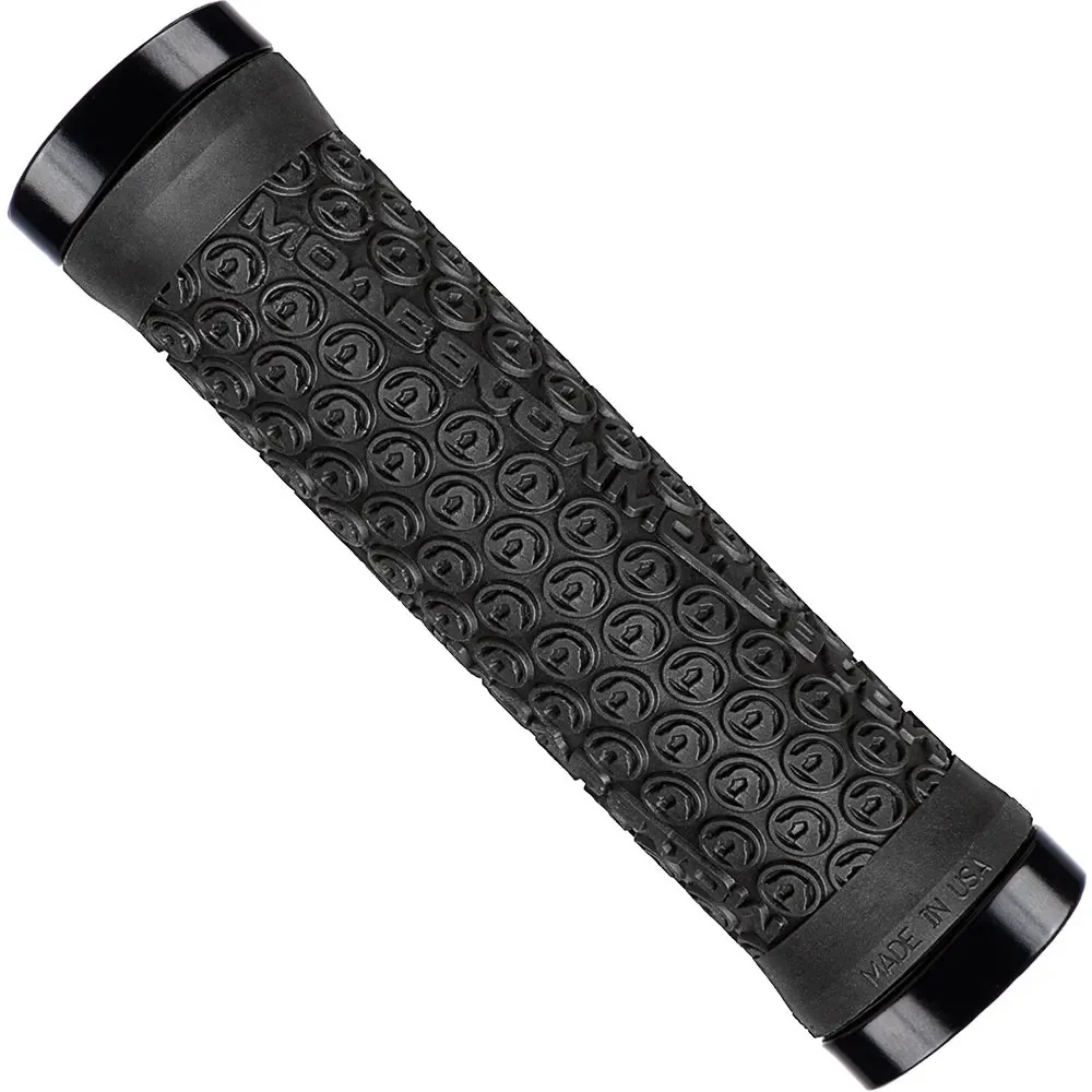 Lizard Skins Moab Dual-Clamp Lock-On BMX MTB Handlebar Grips In Black - Image 4