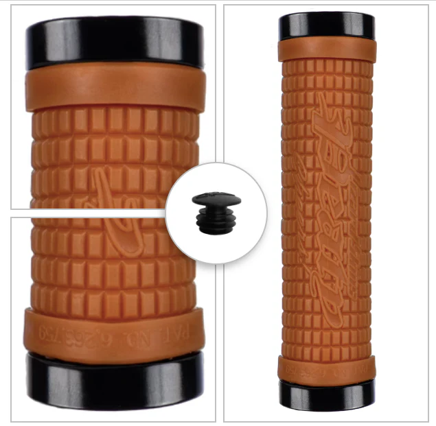 Lizard Skins Peaty Grips Dual Clamp Lock-On MTB BMX