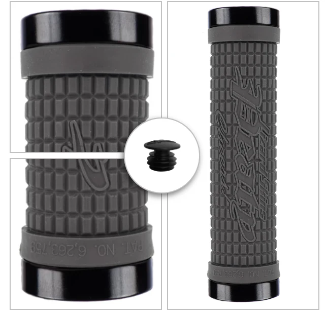 Lizard Skins Peaty Grips Dual Clamp Lock-On MTB BMX - Image 2