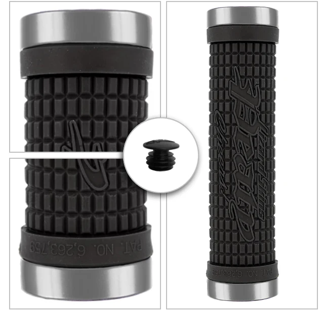 Lizard Skins Peaty Grips Dual Clamp Lock-On MTB BMX - Image 3