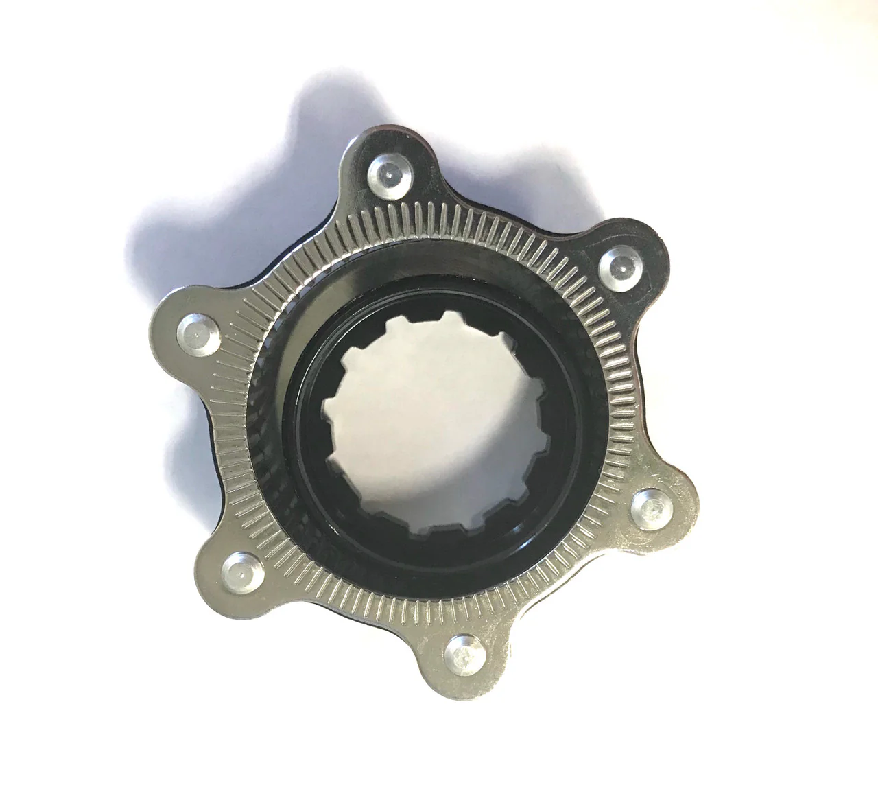 Lockring With Adapter For 6 Bolt Disc Hub In Black - Image 3