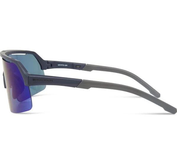 Madison Crypto Air Cycling Sunglasses 3 pack Changeable Lens | Ink Navy Frame / Blue Mirror Lens - Image 2
