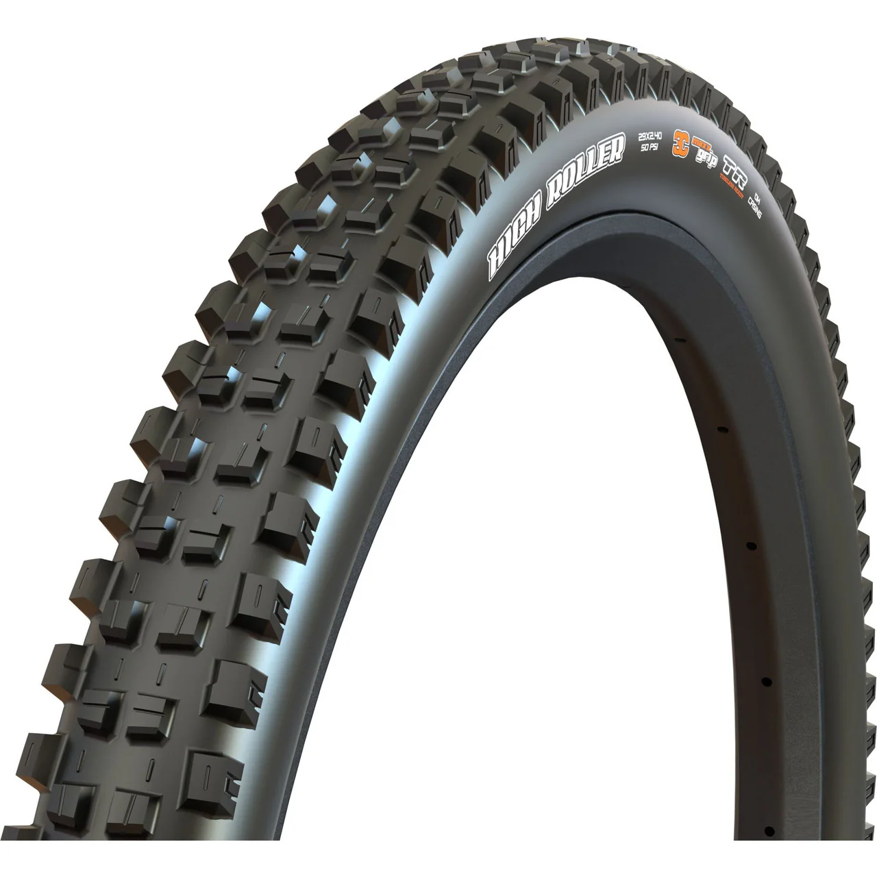 Maxxis High Roller 3 120x2 TPI 3C MaxxGrip DoubleDown Tubeless Folding MTB Downhill Tyre