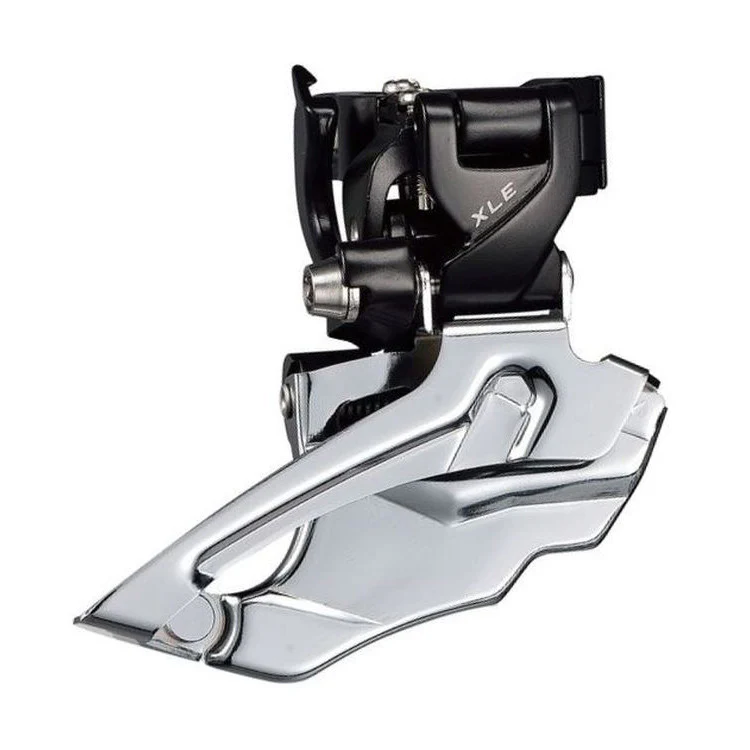 Microshift FD-M612B XLE 10 Speed Double MTB Front Mech Band Clamp 34.9 ( (31.8 adapter) Shimano Compatible