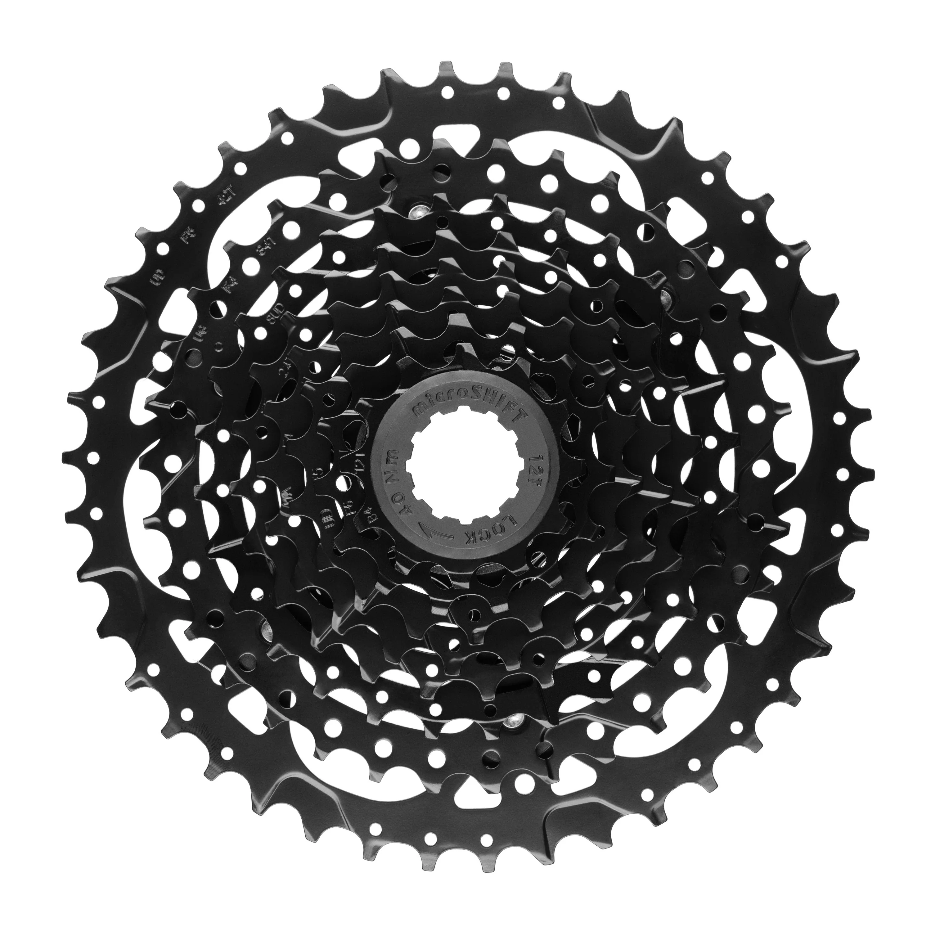 Microshift H083 Acolyte H-Series 8 Speed Cassette Shimano Compatible With HG Freehub - Image 3