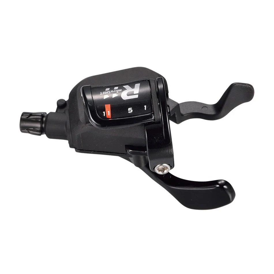 Microshift SL-R761-2 Centos 11 Speed Double Xpress Road Flat Bar Shifters Shimano Compatible - Image 2