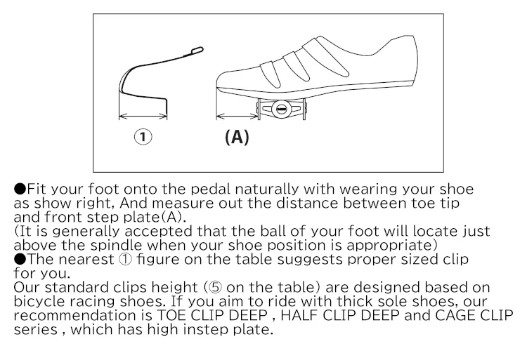 MKS Steel Deep Half Toe Clips One Size - Pair - Image 3