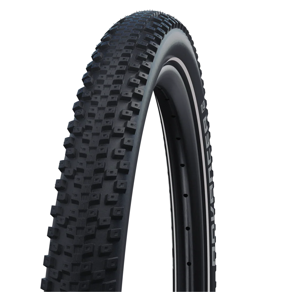 NEW Schwalbe Advancer Hybrid MTB Wired Bicycle Tyre In Black/Reflex - Image 2