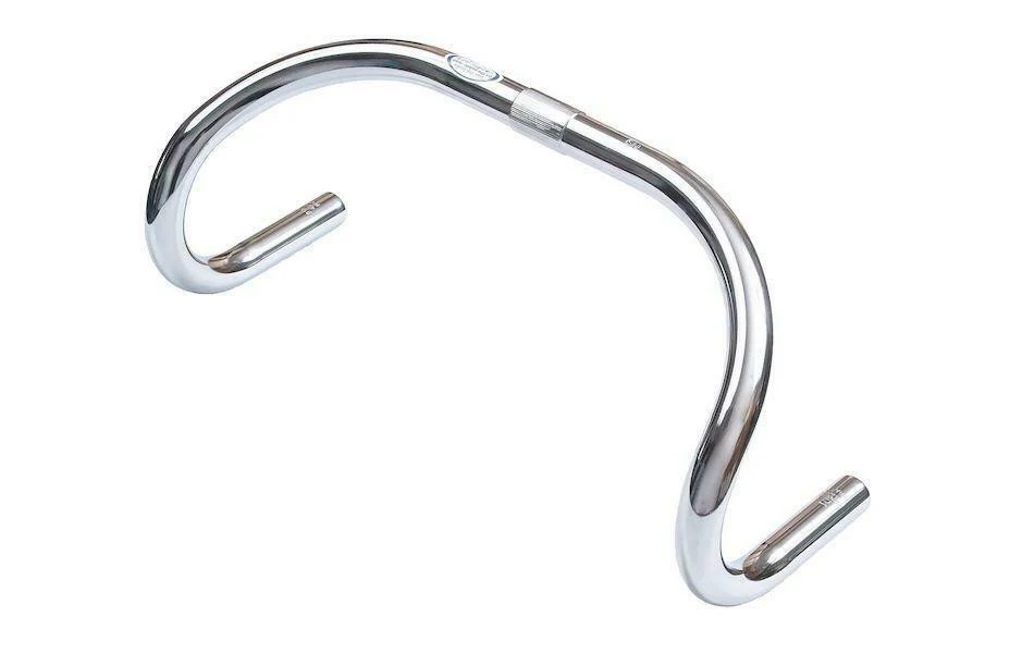 Nitto B123AA CR-MO Track Handlebars | 25.4mm Clamp | Silver - Image 3