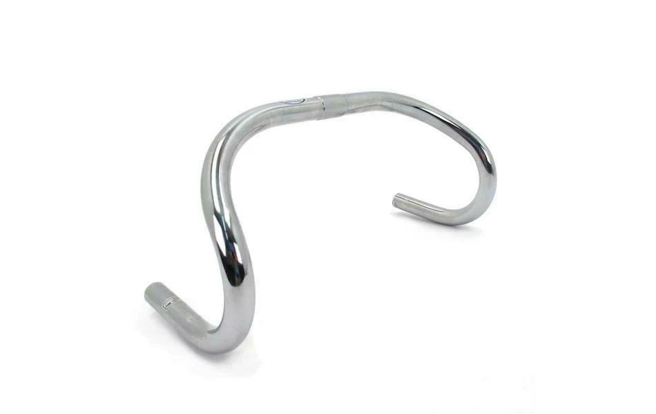 Nitto B123AA CR-MO Track Handlebars | 25.4mm Clamp | Silver - Image 4