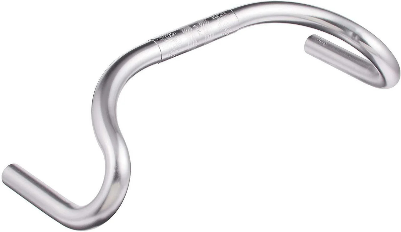 Nitto B130AA Drop Road Touring Handlebars | 25.4mm Clamp | 400mm Wide | Silver - Image 3
