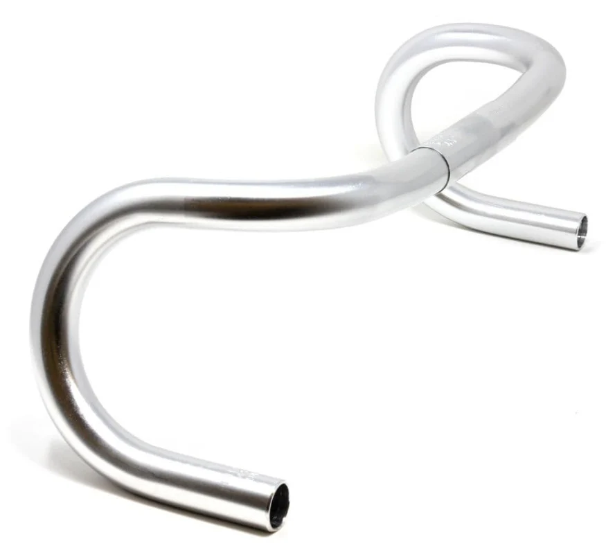 Nitto B132AAF Randonneur Handlebars | 25.4mm Clamp | Silver - Image 2