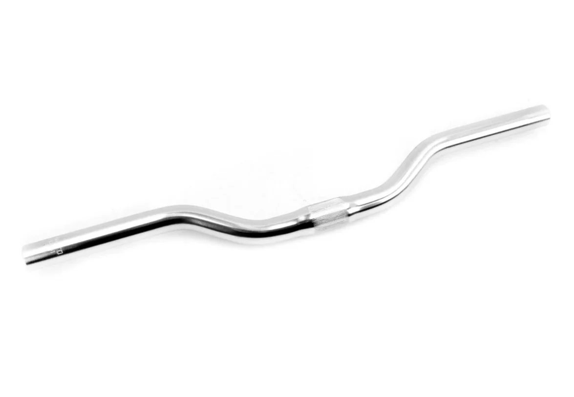 Nitto B201AA Riser Handlebars | 25.4mm Clamp | 500mm Width | Silver