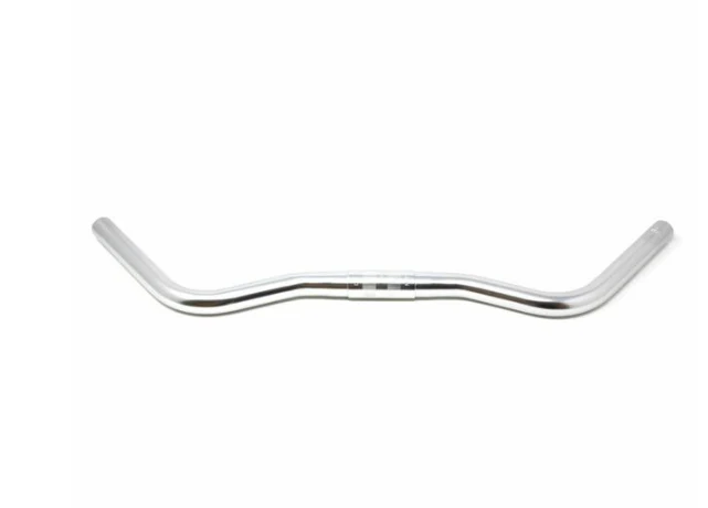 Nitto B2522AA Jitensha Handlebars | 26mm Clamp | 570mm Wide | Silver - Image 2