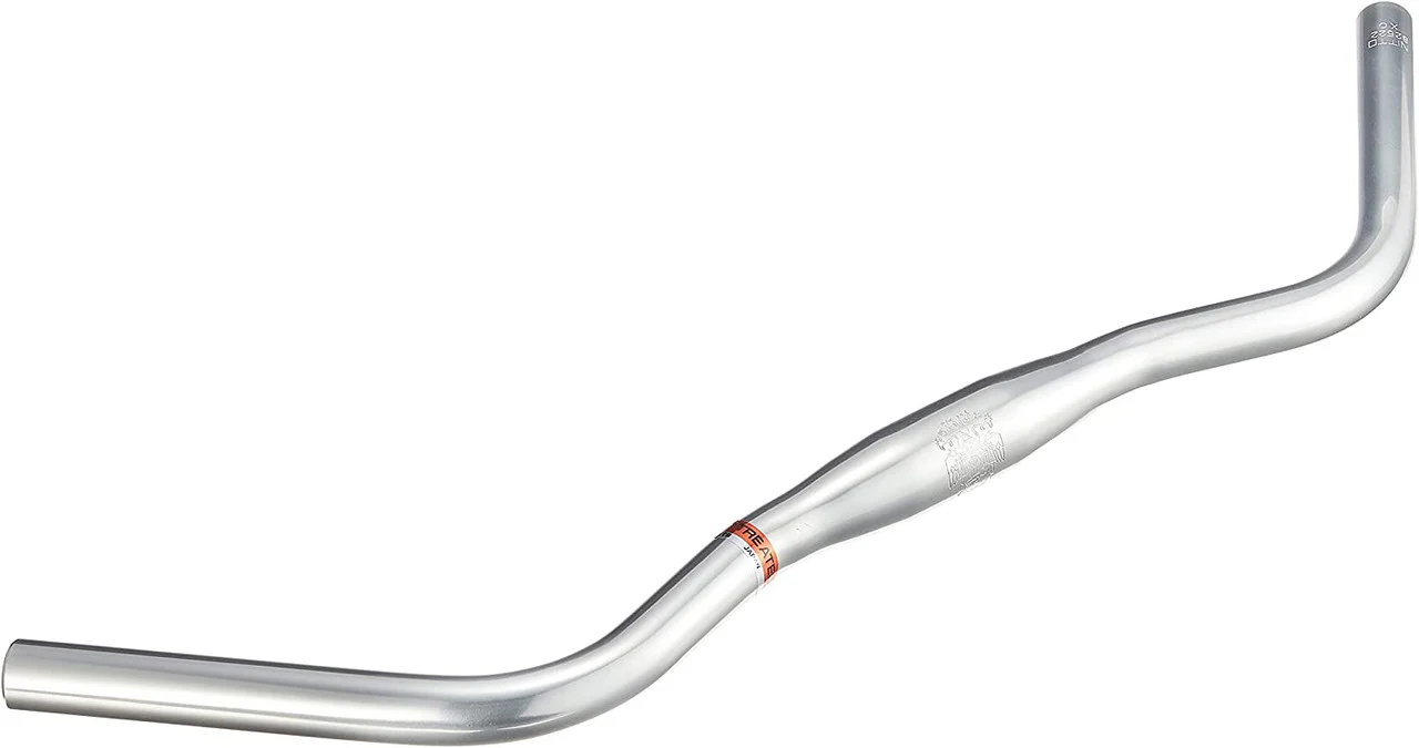 Nitto B2522AA SSB Jitensha Handlebars | 31.8mm Clamp | Silver