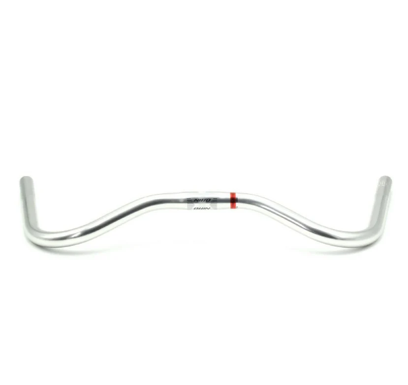 Nitto B352AA Albatross All Round Handlebars | 25.4mm Clamp | Width 550mm  | Silver - Image 3