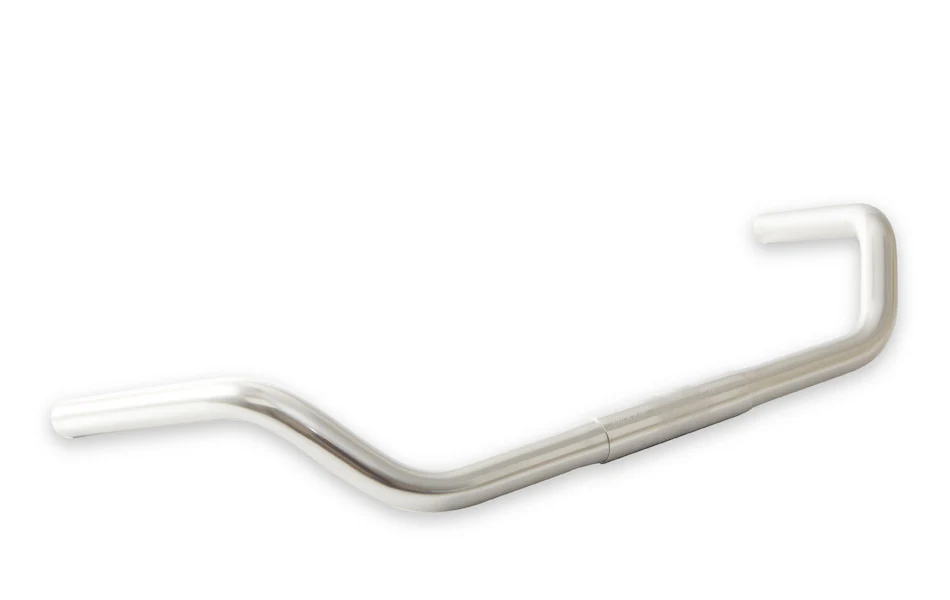Nitto B604AAF Cruiser Handlebars | 25.4mm Clamp | 530mm Wide | Silver - Image 2