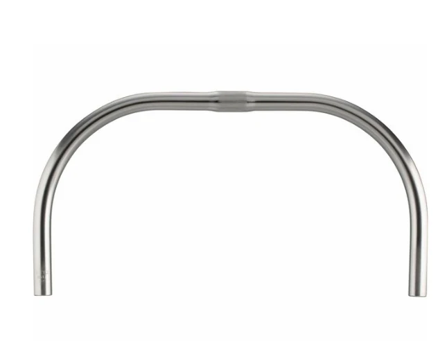 Nitto B617AA Handlebars | 25.4mm Clamp | 450mm Wide | Silver - Image 2
