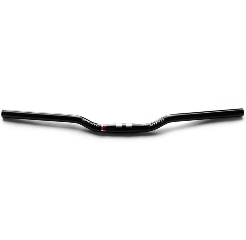 Nitto B809AA Riser Handlebars | 25.4mm Clamp | 635mm Width | Black - Image 3