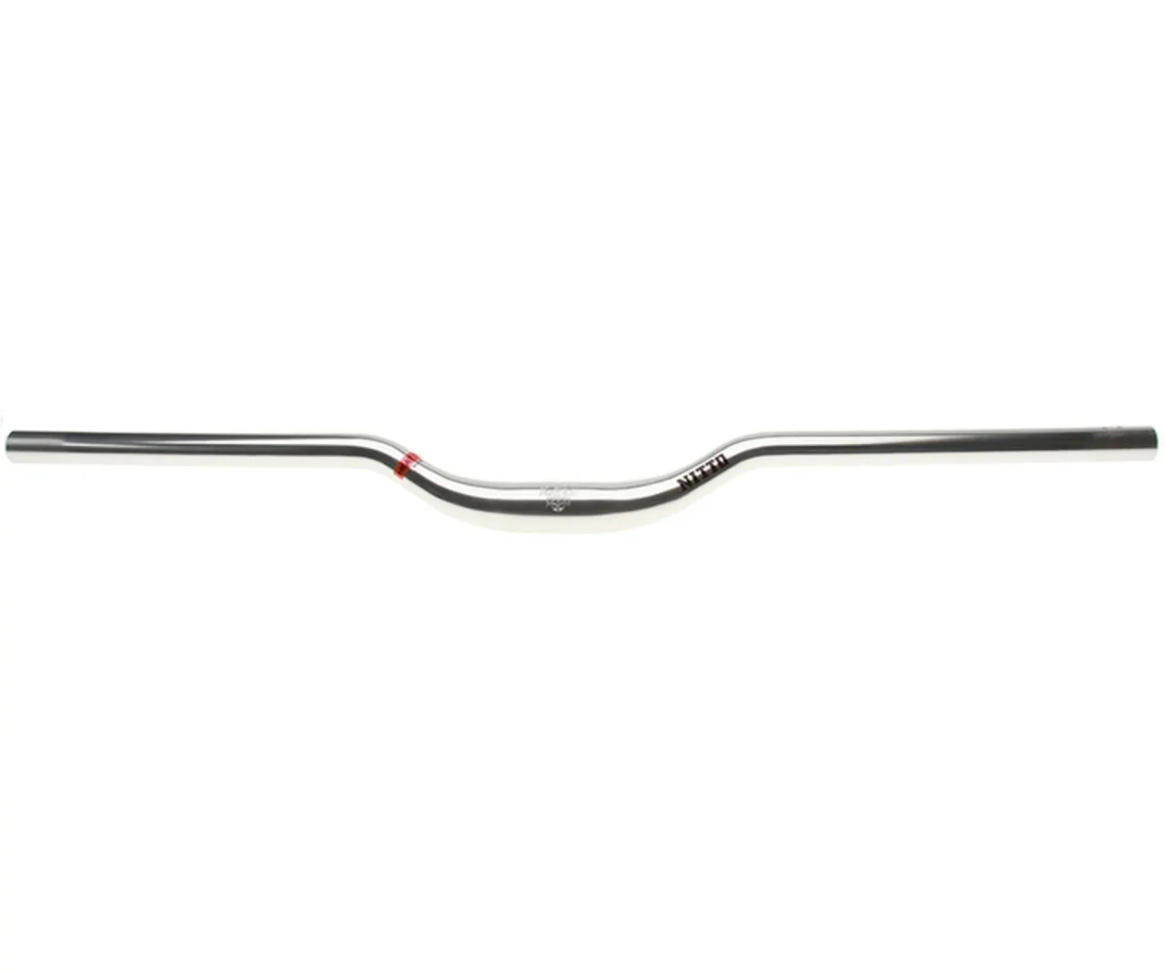 Nitto B809SSB MTB Riser Bicycle Handlebars 31.8mm Clamp | 730mm Wide | Silver - Image 2