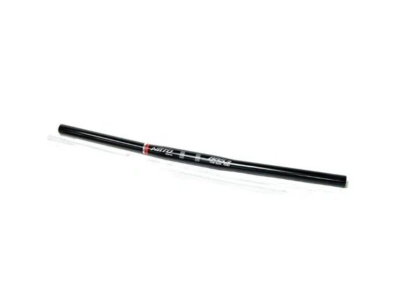 Nitto B853AA Flat MTB Handlebars 25.4mm clamp | 580mm Wide In Black
