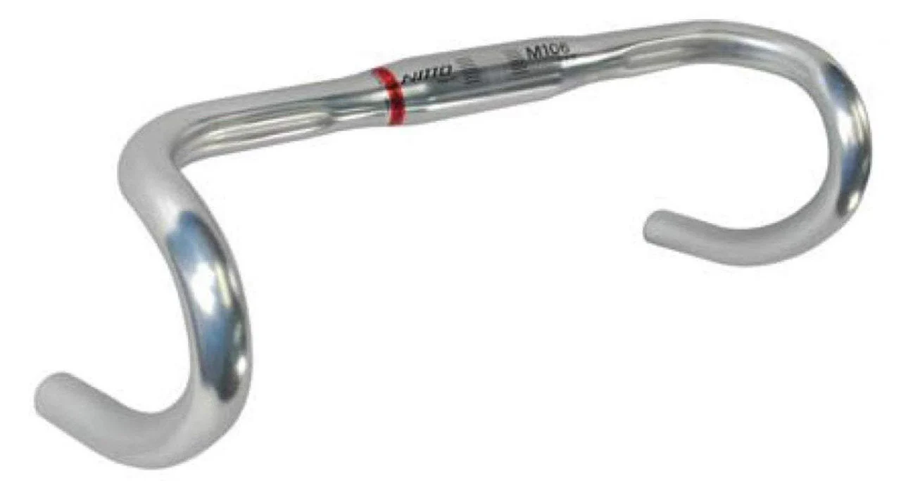 Nitto M106SSB Road Drop Compact Handlebars | 31.8mm Clamp | Silver