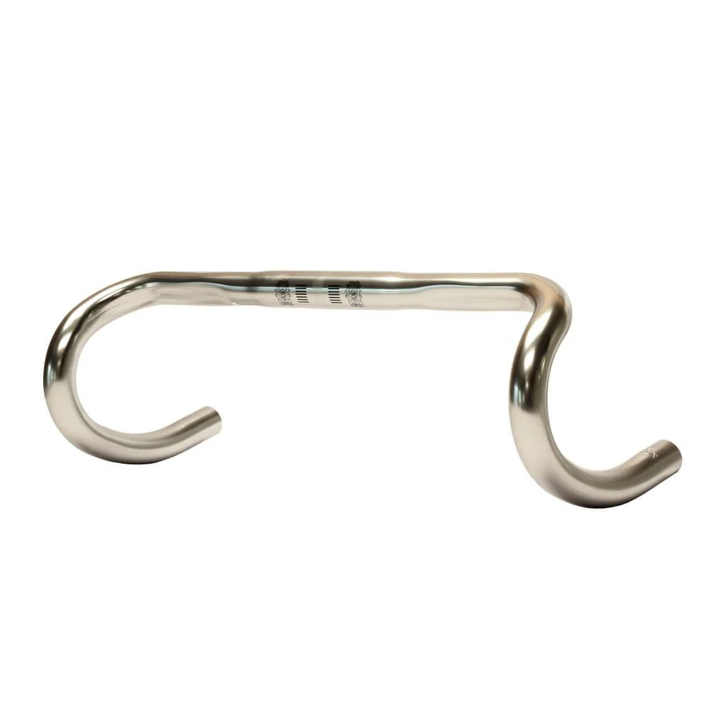 Nitto M151AAF Road Drop Compact Bicycle Handlebars | 26mm Clamp | Silver - Image 2