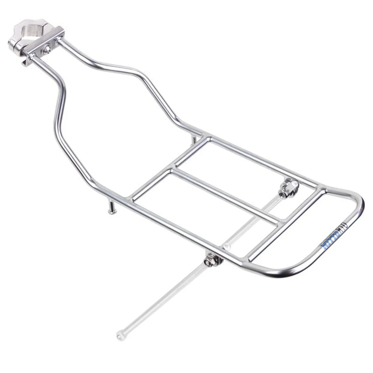 Nitto R10 Rear Bag Support Bicycle Rack Fits 24"- 28" Wheels | Silver - Image 2