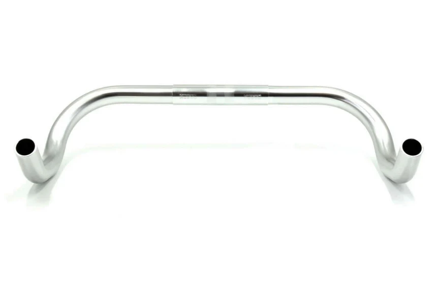 Nitto RB-009 Curved Bullhorn Handlebars | 26mm Clamp | Silver - Image 2