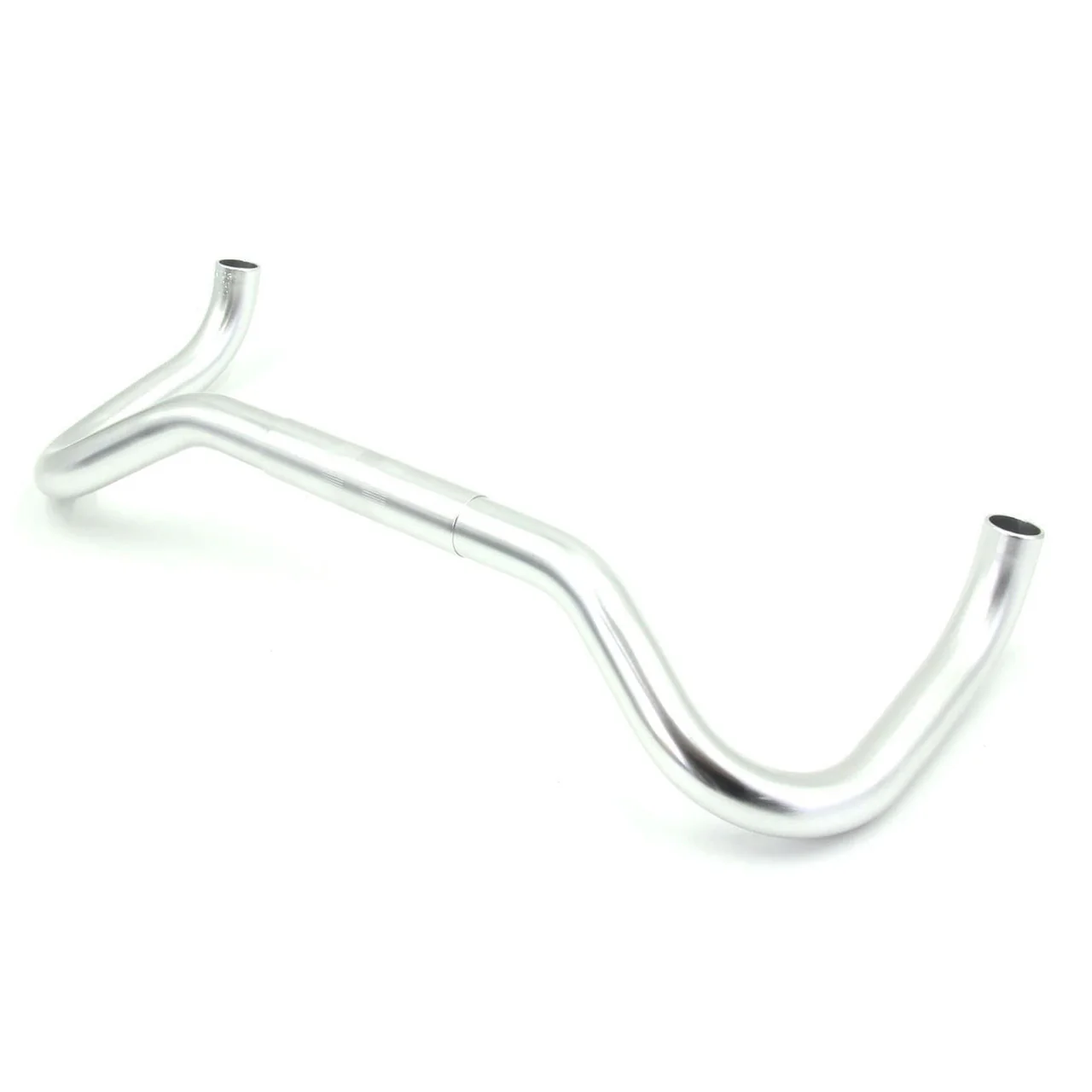 Nitto RB-030 Curved Bullhorn Handlebars | 25.4mm Clamp | Silver - Image 4
