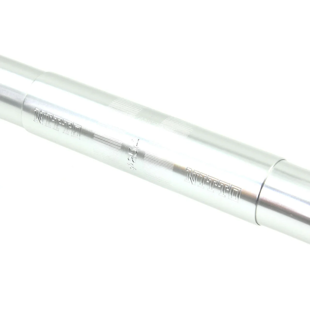 Nitto RB-030 Curved Bullhorn Handlebars | 25.4mm Clamp | Silver - Image 5