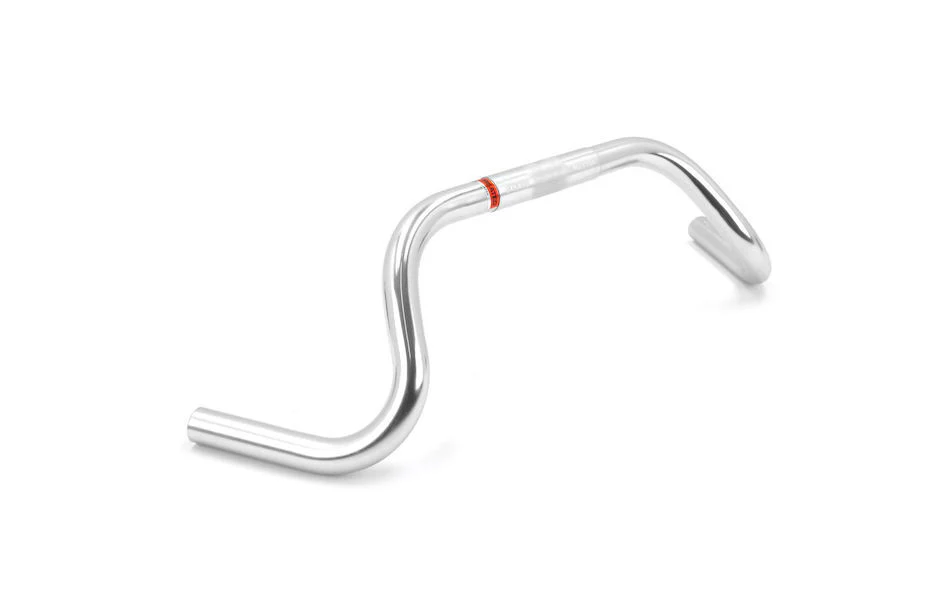 Nitto RM-3 Dirt Drop Flared Road/Gravel Handlebars | 25.4mm Clamp | 520mm | Silver
