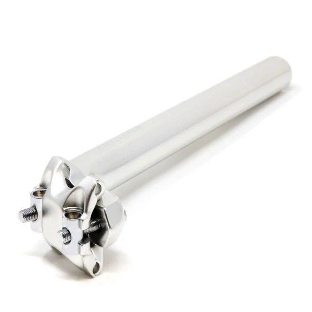 Nitto S83 Seatpost  | 27.2mm Clamp | | 300mm Length | Silver - Image 2