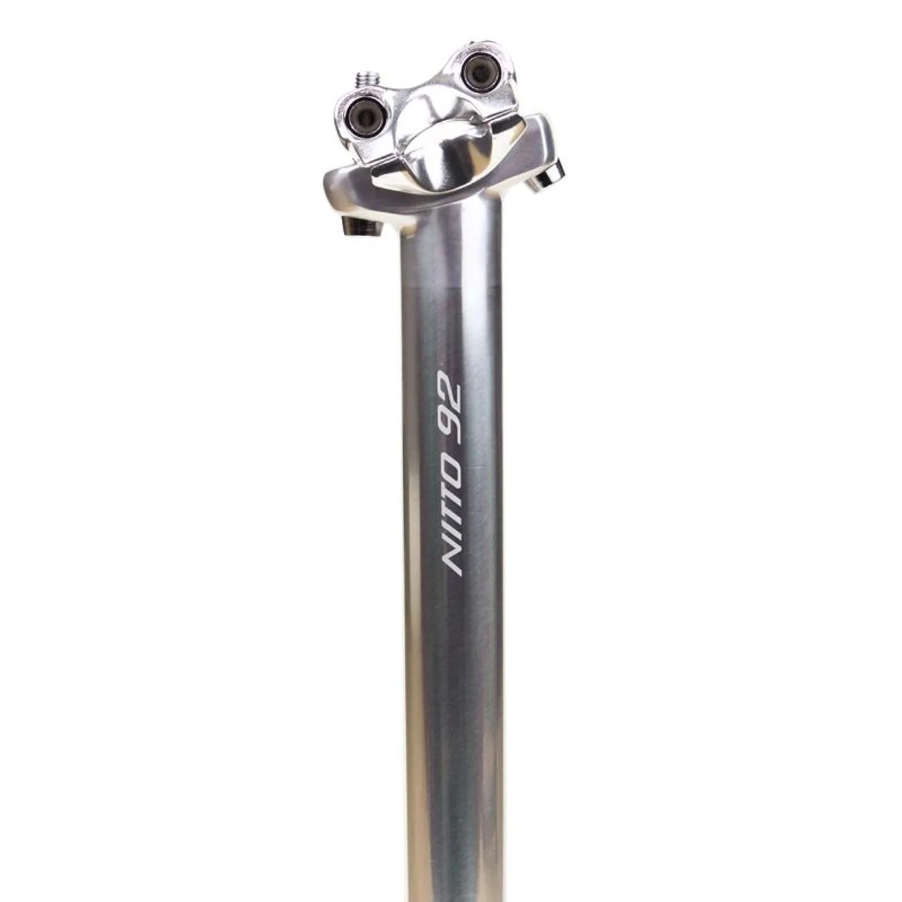 Nitto S92 Inline Seatpost | 27.2mm Clamp | Length 300mm | Silver - Image 2
