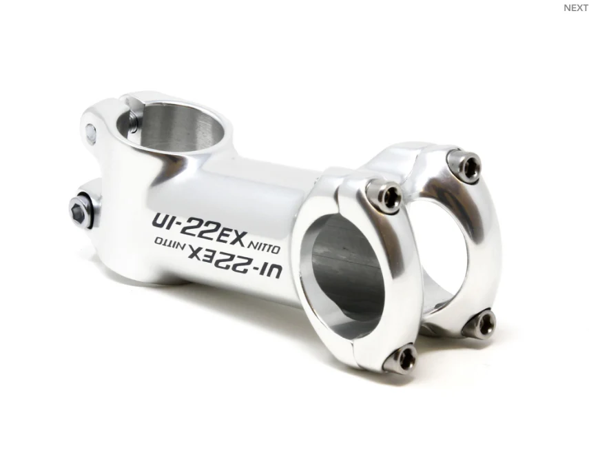 Nitto UI-22EX Ahead Stem | 31.8mm Clamp | Silver