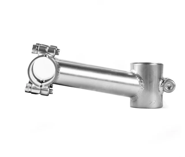 Nitto V-5 Ahead Handlebar Stem | 25.4mm Clamp | Silver - Image 4