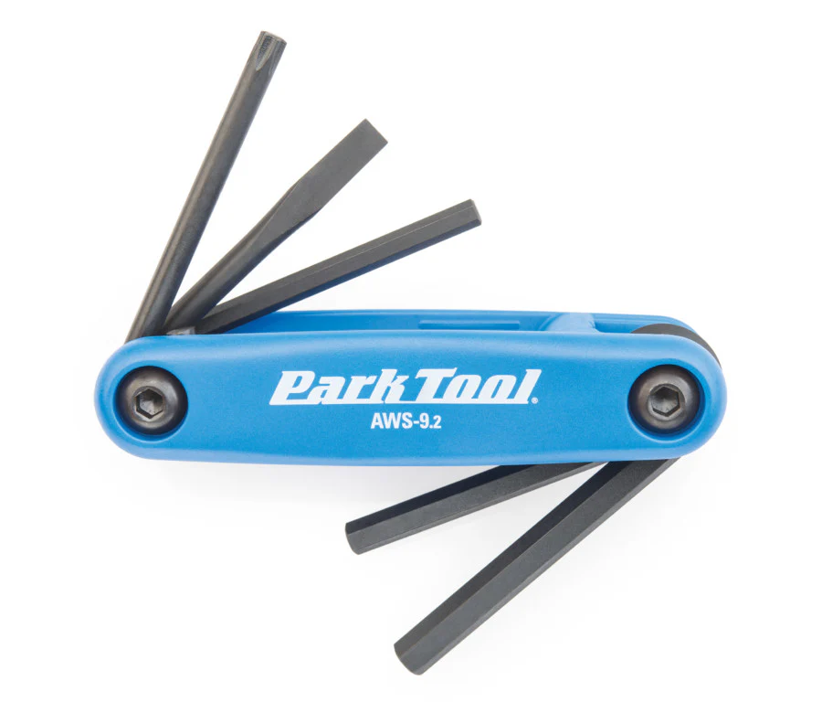 Park Tool AWS-9.2 Fold-Up Hex Wrench and Screwdriver Set - Image 6