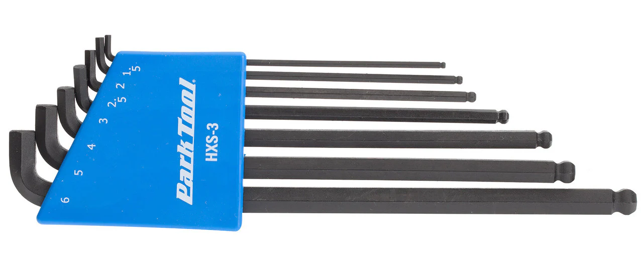 Park Tool HXS-3 Stubby Hex Wrench Set - Image 3