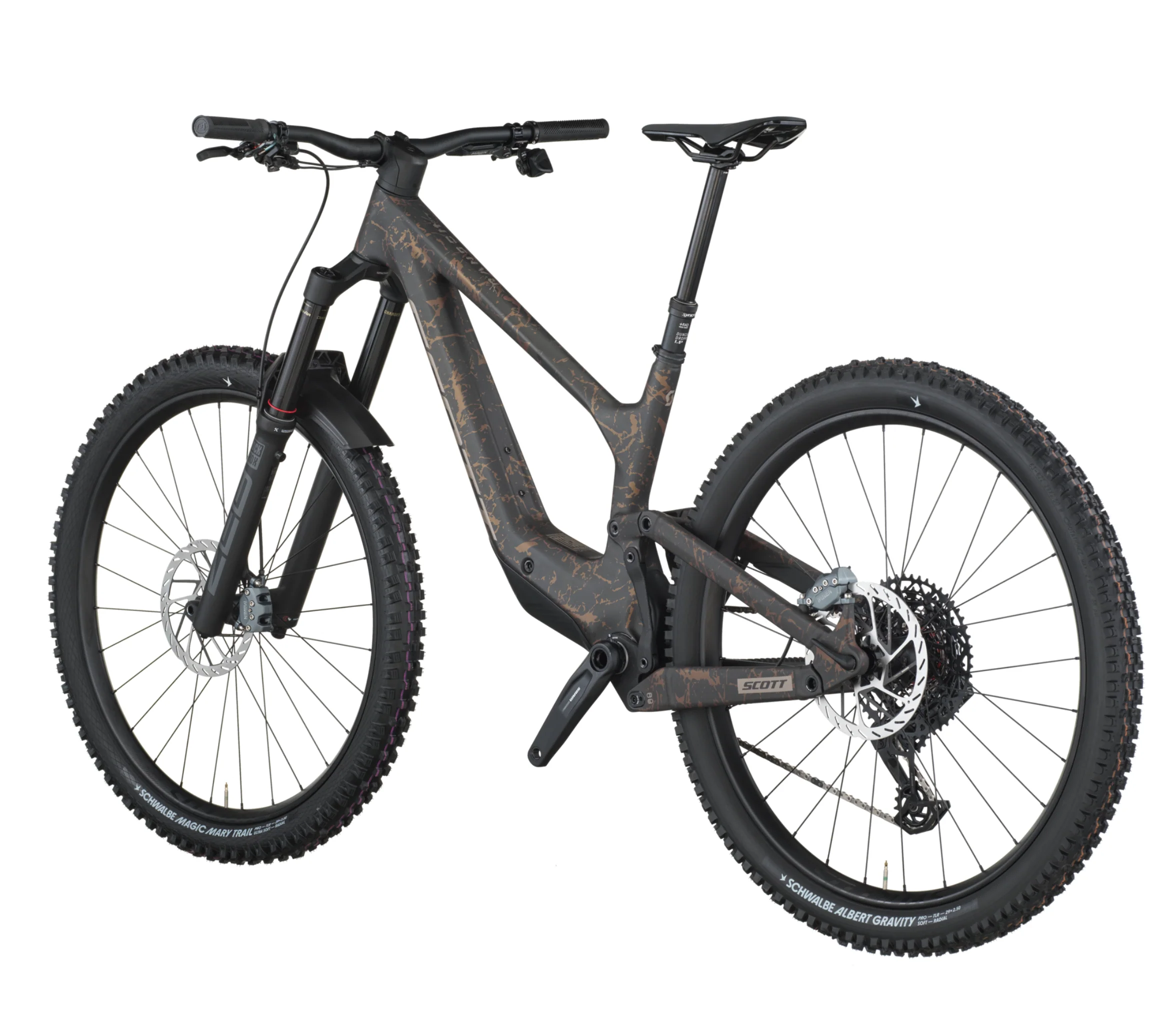 Ransom 910 Full Suspension Mountain Bike In Carbon Black Crackle Bronze - Image 3