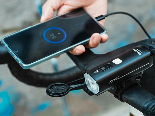 Ravemen K1400 USB Rechargeable AI Nighttime 1400 Lumen Bicycle Front Light - Image 3