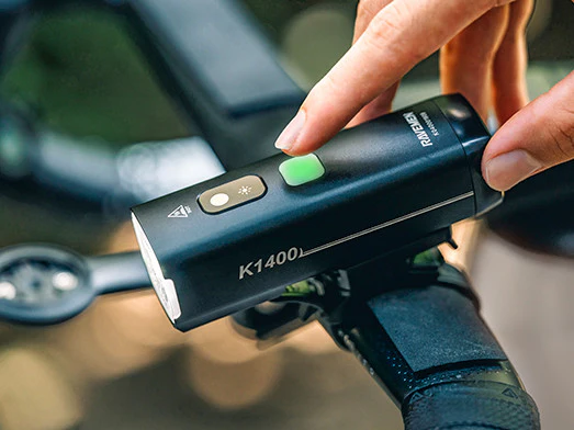 Ravemen K1400 USB Rechargeable AI Nighttime 1400 Lumen Bicycle Front Light - Image 5
