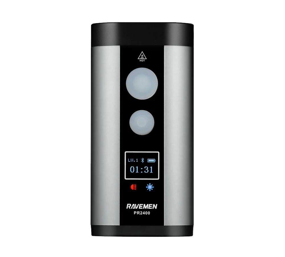 Ravemen PR2400 USB Rechargeable DuaLens Front Light with Remote in Grey/Black RRP £199.99 - Image 3