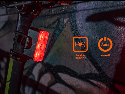 Ravemen TR500 LED USB Rechargeable Rear Light - Built-in Motion Sensor for Brake Detection - Image 3