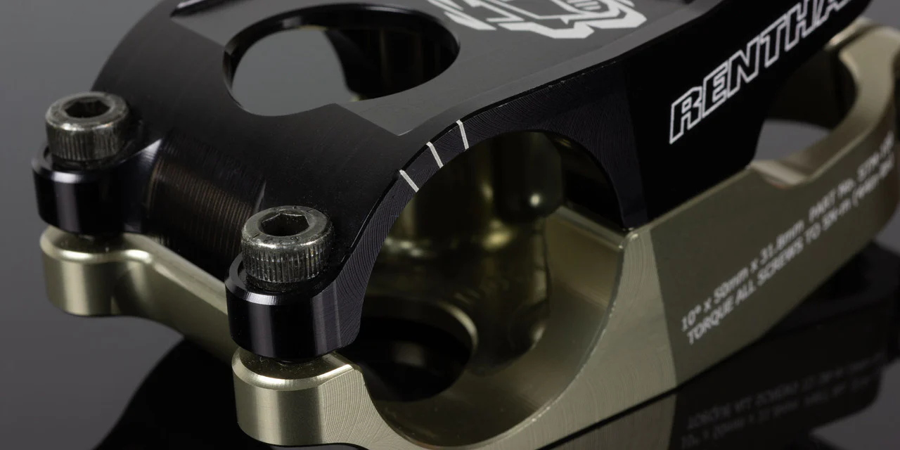 Renthal Duo 10 Degree 31.8mm MTB Stem | Black/Gold - Image 3