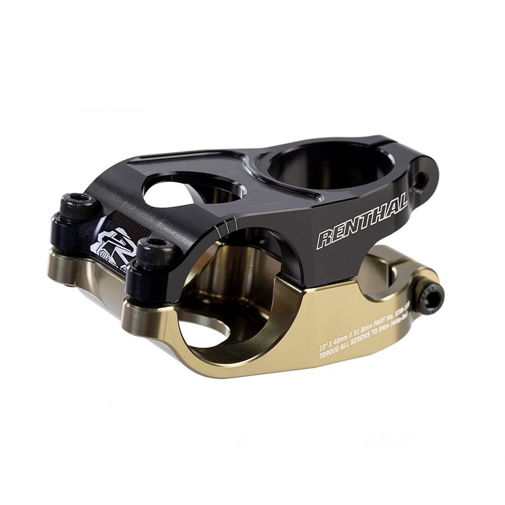 Renthal Duo 10 Degree 31.8mm MTB Stem | Black/Gold - Image 7
